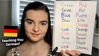 ASMR 1 Hour of Teaching You German!