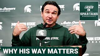 Why Jonathan Smith and MSU football recruiting strategy matters; MSU football in College Football 25