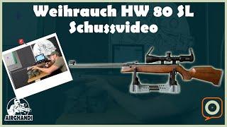 Weihrauch HW 80 SL - Schussvideo