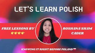 Let's Learn Polish - 03 - Survival පෝලන්ත භාෂාව ඉගෙන ගනිමු #poland #europe #polishlanguage #lessons