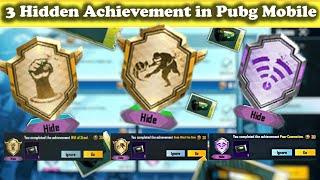 3 NEW HIDDEN ACHIEVEMENTS IN PUBG MOBILE | Reap What You Sow | Will Of Steel | Poor Connection