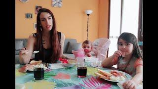 Primo Mukbang con le mie figlie| Sharon e Chanel | Deborah G.