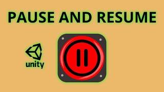 Pause Resume Button - Unity C# Tutorial | Affan Dev