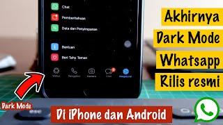 Cara Setting Dark Mode Official Whatsapp di iPhone & Android