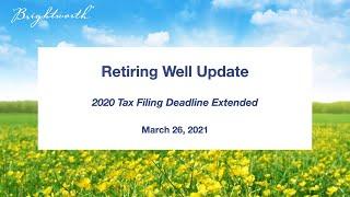 2020 Tax Filing Deadline Extended