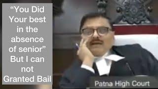 Young lawyer first time tried to argue before Honâble Mr.Justice Ashutosh Kumar, Patna High Court