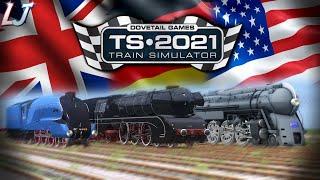 Train Simulator 2021 - England VS Germany VS America [Steam Race]