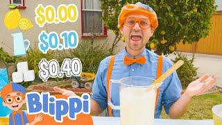 Learning Numbers and Making Lemonade With Blippi | Educational Videos For Kids