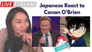 Japanese React to Conan O'Brien in Japanese