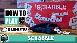 How to Play Scrabble in 3 Minutes (Scrabble Boardgame Rules)