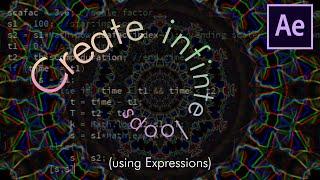 Create BEAUTIFUL Psychedelic Infinite Loops using Expressions | After Effects Tutorial