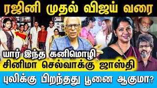 சினிமா முன்னணி நடிகர்கள் வரைக்கும் அன்பு காட்டும் ஆளுமை | Dr. Kantharaj | #kanimozhi #rajinikanth