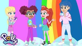 Polly Pocket Rainbow Weekend Adventure! | Full Episode Compilation | Cartoon for Kids