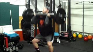 Strongman Sundays Log Front Squat at Gaglione Strength