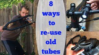 8 Ways to re-use old inner tubes | Cycling hacks