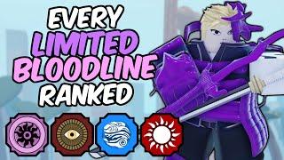 Every Limited Bloodline RANKED From WORST To BEST! | Shindo Life Bloodline Tier List