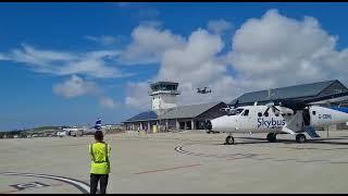 USAF Osprey landing at Lands End Airport in Cornwall, UK #planespotting #usaf