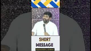 PASTOR.NAVEEN LAZARAS GARU || SHORT MESSAGE || 23-04-2024 || #teluguchristian #dailybible #shorts