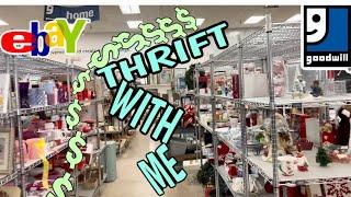 WORTH more $ than I thought! Thrift with me GOODWILL ~ Sourcing RESELL eBay FULL-TIME PROFIT how to