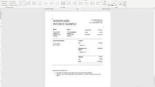 Creating an Invoice in Windward Designer: Part 1 | Windward Studios Document Automation