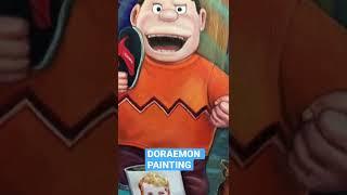 Ang ganda nito Doraemon Oil painting “Ang Mahiwagang Pintuan ng Nakaraan”