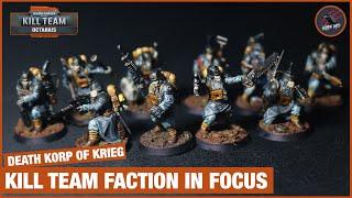 KILL TEAM DEATH KORPS OF KRIEG FACTION DEEP DIVE - Operatives, Spec Ops, Tac Ops, Abilities & More!