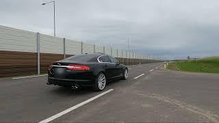 Jaguar XF 5.0 Supercharged acceleration and supercharger whine