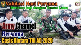 Bersama Casis Bintara TNI AD 2020 | Vaslidasi pendaftaran Bintara TNI AD 2020 - Hari pertama