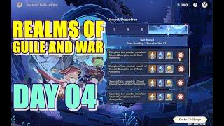 Realms of Guile and War DAY 04 | Genshin impact