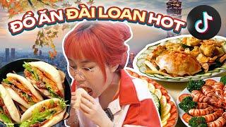 500k ăn sập phố ăn vặt Đài Loan hot Tiktok. Misthy bị trợ lý giật miếng ăn!? WHAT THE FOOD