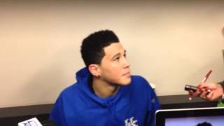 UK's Devin Booker Postgame After SEC Tournament Win Over Auburn