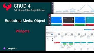 BOOTSTRAP MEDIA OBJECT - CRUD4 Widger