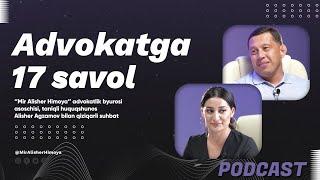 ADVOKATGA 17 SAVOL || АДВОКАТГА 17 САВОЛ