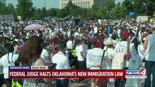 Federal judge halts Oklahoma's new immigration law