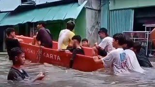 PARAH! JAKARTA 17-12-2024! BANJIR ROB BAK TSUNAMI MENERJANG IBU KOTA