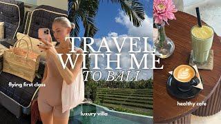 BALI VLOG pt 1 ️ first class travel experience, our luxe villa, exploring canggu