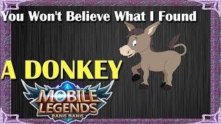 Mobile Legends I Found A Donkey