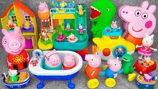 96 Minutes Satisfying with Unboxing Cute Peppa's Waterpark Playset, Peppa Pig Bathtub Playset ASMR 