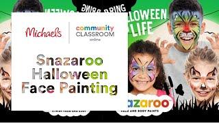 Online Class: Snazaroo Halloween Face Painting | Michaels