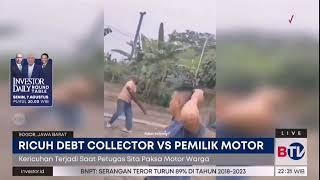 Viral Keributan Antara Warga dan Debt Collector di Bogor