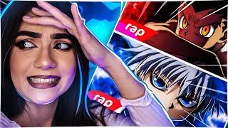 REACT 7 MINUTOZ - RAP DO GON E KILLUA (HUNTER X HUNTER) | Luana Modena