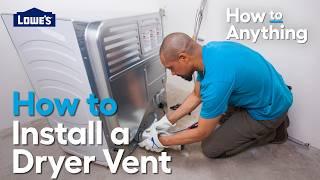 How to Install a Dryer Vent | How To Anything