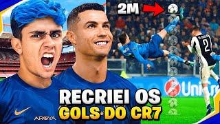 REFIZ OS GOLS MAIS BONITOS DO CRISTIANO RONALDO! * cr7