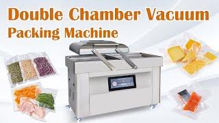 Double Chamber Vacuum Packaging Machine | Vacuum Packing Machine for Home & Commercial Uses