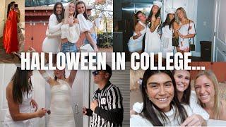 COLLEGE HALLOWEEN AT UNC + Mikayla came to visit! | VLOG