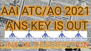 AAI ATC 2021 CUT-OFF||AAI ATC 2021 ANS KEY OUT||RESPONSE SHEET||AAI ATC CUT-OFF