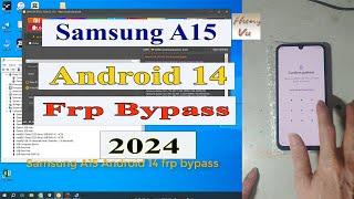 Samsung A15 Frp bypass Android 14 with Unlocktool Method 2024.