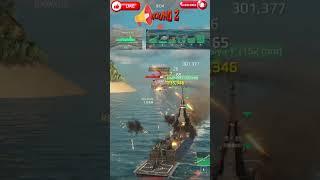 (ROUND 2) SPS F-110  VS FGS F126 - Modern Warships #modernwarships #mw #mwshorts#shortsvideo #shorts