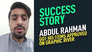 Success Story - Abdul Rahman Got His Items Approved on Graphic River