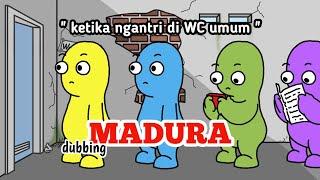 Ketika ngantri di WC umum  -  animasi dubbing Madura || ep animation